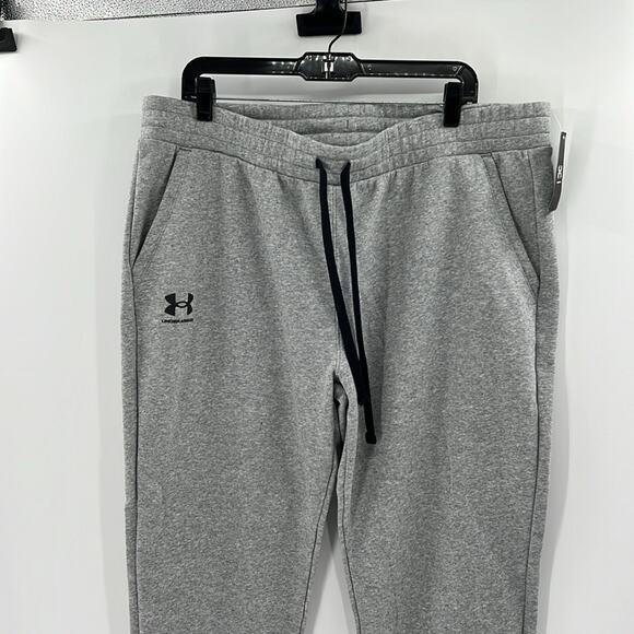 Under Armour Women's Rival Fleece Joggers - Gray - XXL - New with tags - Picture 2 of 7